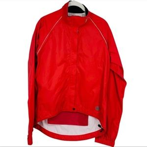 Novara Cycling Jacket Lightweight Red Small Women Full Zip Windbreaker Outerwear